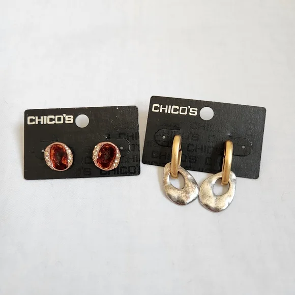 Chico CHICO’S Two Pairs Of Earrings NWT! display picture 1